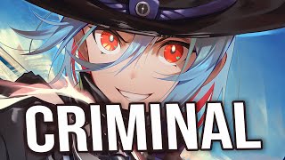 Nightcore  Criminal Lyrics Britney Spears [upl. by Yesllek]