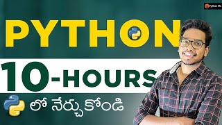 Python 10 hours In Telugu For Beginners [upl. by Ruomyes]