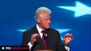 Watch President Clinton Deliver Nomination Address at the DNC [upl. by Ecirtnahs]