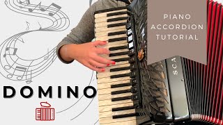 Accordion Tutorial Domino by Louis Ferrari French musette [upl. by Elianore559]