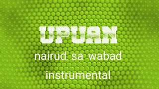 UPUANnairud sa wabadreggae karaoke [upl. by Weir693]