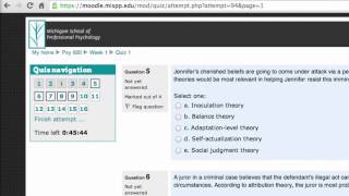 Student Moodle Tutorials Quiz Basics [upl. by Calvina]