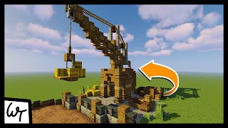 Harbour Crane  Minecraft Tutorial [upl. by Fisher]