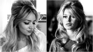 Brigitte Bardot Bouffant tutorial [upl. by Doane]