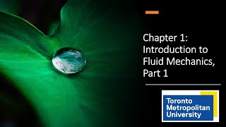 Introduction to Fluid Mechanics Part 1 [upl. by Nodyl854]