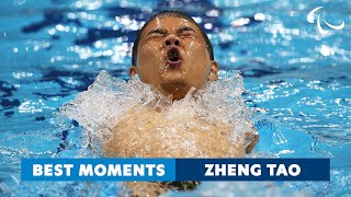 Zheng Taos Legendary World Record 🏊‍♂️  Para Swimming  Paralympic Games Best Moments [upl. by Neenej]