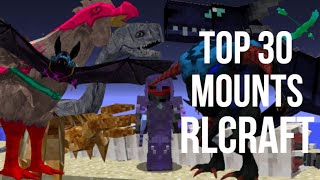 RLCraft Best Mounts Top 30 [upl. by Nosnorb]