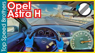 Opel Astra H 13 CDTI 2010 AUTOBAHN POV TOP SPEED 🚀 [upl. by Naruq]