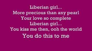 Michael Jackson  Liberian Girl  Lyrics [upl. by Gathard]