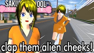 I raided Area 51 in Sakura School Simulator [upl. by Zweig690]