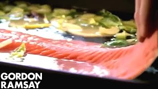 Salmon Salad Nicoise Part 1  Gordon Ramsay [upl. by Asseral]