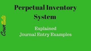 Inventory Journal Entries  Perpetual Inventory System  Explained with Examples [upl. by Selij]