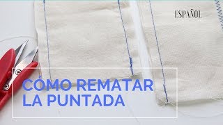 Como hacer el remate en la maquina de coser  tips  ModaByNill [upl. by Hannis]