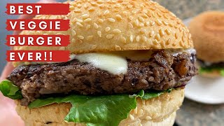 Mushroom Walnut Burgers  Meatfree Burger Recipe [upl. by Martinelli68]