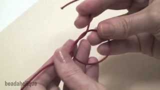 How to Knots for Bead Jewelry [upl. by Odelinda890]