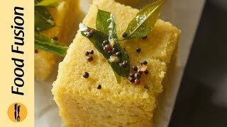 Besan Dhokla recipe By Food Fusion [upl. by Haslett]