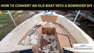 Boat conversion into Bowrider [upl. by Ahseram]