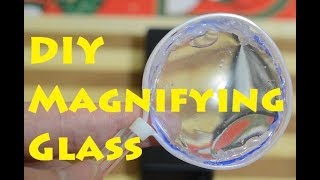 DIY  How to make a Magnifying glass at home [upl. by Amena]