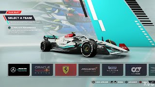 F1 22  All Cars amp Drivers PS5 UHD 4K60FPS [upl. by Whale]