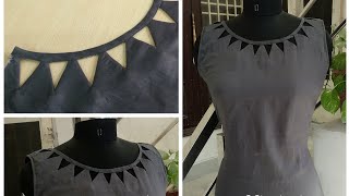 Latest Stylish and Beautiful Neck Design cutting and Stitching  Reet Designs [upl. by Anerual]