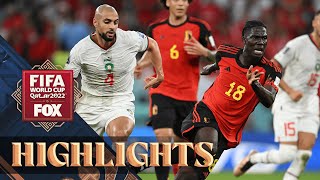 Belgium vs Morocco Highlights  2022 FIFA World Cup [upl. by Tabitha]