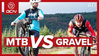 The Best Bike For An Adventure  Gravel Vs Mountain Bike Challenge [upl. by Oer112]