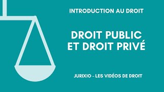 La distinction droit privédroit public [upl. by Rossi771]