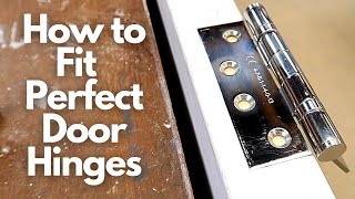 How to Fit Perfect Door Hinges [upl. by Nalon]