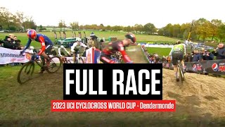 FULL RACE 2023 UCI Cyclocross World Cup Dendermonde [upl. by Alyad326]