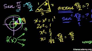 Funciones inversas trigonométricas arcoseno [upl. by Siulegroj]