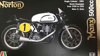 19 italeri Manx norton review [upl. by Sonitnatsok217]