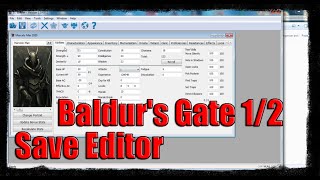 Baldurs Gate  Save Editor [upl. by Ziegler]