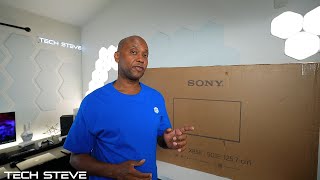 Sony X85K 120Hz 4K Television Unboxing [upl. by Ahcirt]