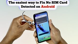 How to Fix No SIM Card Invalid SIM Or SIM Card Failure Error X on SIM card [upl. by Aixela]