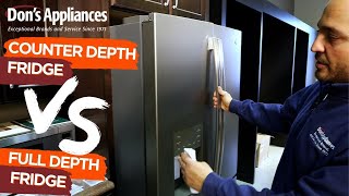 Counter Depth Refrigerator VS Standard  Refrigerator Styles [upl. by Erdda]