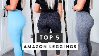 Top 5 Amazon Gym Leggings  Squat Proof amp Affordable [upl. by Lavery]