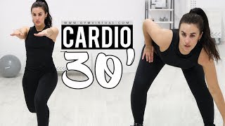 CARDIO 30 MINUTOS PARA ADELGAZAR RÁPIDO  QUEMA GRASA [upl. by Ruhtracam]