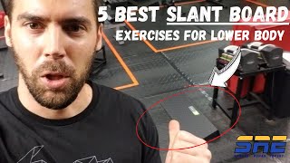 5 Best Slant Board Exercises for Lower Body [upl. by Nomihs]