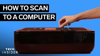 How To Scan A Document To Your Computer [upl. by Ardell]