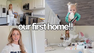 WE BOUGHT A HOUSE  moving vlog part 1 [upl. by Kalk]