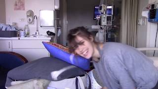 Hospital Room Makeover Start to Fin  Claire Wineland [upl. by Delmar]