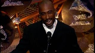 Tupac introduces Kiss at the 1996 Grammy Awards [upl. by Roch]