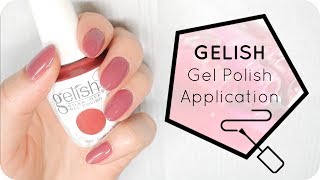 Gelish Gel Polish Manicure Application Indepth [upl. by Liva]