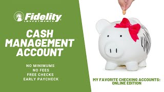 What is a Cash Management and How to Open one in Fidelity [upl. by Nam]