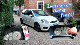 Ford Fiesta Mk6 ST150 instrument cluster repair and install [upl. by Eiznil867]