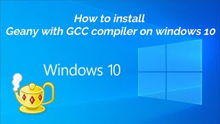 Geany GCC C Compiler for Windows [upl. by Rosanne]