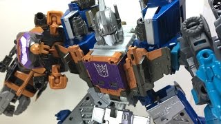 Takara Unite Warriors Bruticus Transformers Review [upl. by Honora192]