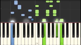 Fröhlicher Landmann  Robert Schumann Piano Tutorial Synthesia [upl. by Edniya976]