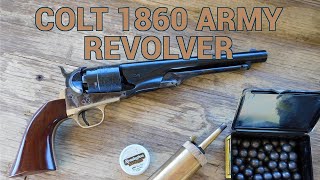 Colt 1860 Army Revolver Review [upl. by Anialed]