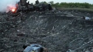 Journalist Bodies turned inside out at MH17 crash site [upl. by Bayer451]